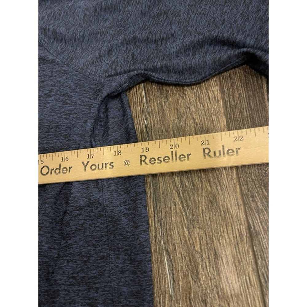 Outdoor Voices Cloudknit Hoodie Men's Large Navy Blue Long Sleeve Unisex Stretch - Picture 6 of 10